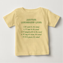 Austin's Ownership Laws t-shirts by JessicaInSeattle Austin's Ownership Laws t-shirts