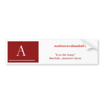 austinscrewsbaseball.com, "Love the Ga... bumper stickers by austinscrewsbaseball austinscrewsbaseball.com, "Love the Ga... bumper stickers