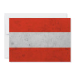 Austra Grunge Flag Custom Invite