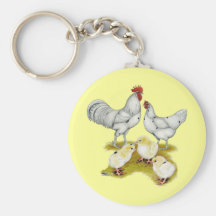 Austra White Family Key Chain