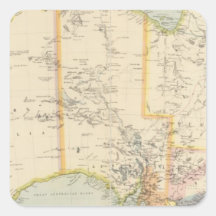 Australia 7 square sticker