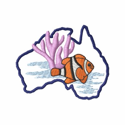 Australia and Clown Fish Hoody Australia and Clown Fish Hoody