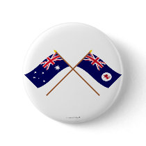 Australia and Tasmania Crossed Flags buttons