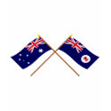 Australia and Tasmania Crossed Flags t-shirts by Vexillophile Australia and Tasmania Crossed Flags t-shirts