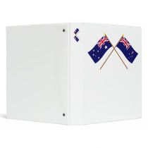Australia and Victoria Crossed Flags binders by Vexillophile Australia and Victoria Crossed Flags binders