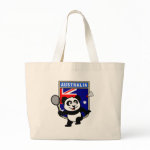 This cute panda loves to play badminton! Panda holds a badminton raquet and is ready to hit the shuttle! A cute design for Australian badminton players or anyone that supports the Australian badminton team!