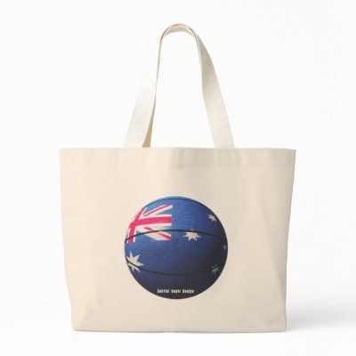 Australia Basketball Canvas Bag by gabrielangel