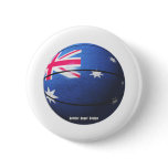 Australia Basketball Buttons