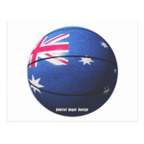 Australia Basketball postcards