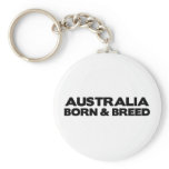 Australia-Born & Breed Keychain