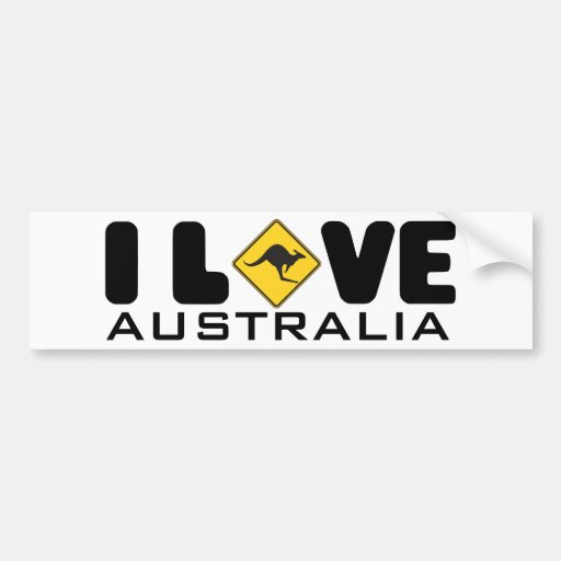 Australia Bumper sticker Zazzle