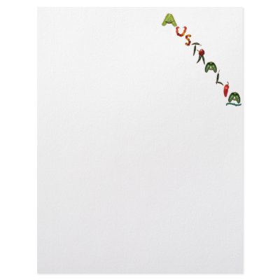 Australia Chili Peppers Letterhead Design by chili_state