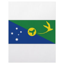 Australia Christmas Island Flag Letterhead Template