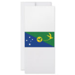 Australia Christmas Island Flag Rack Card