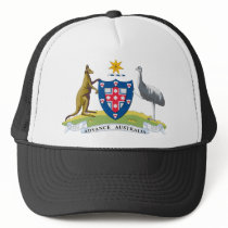 Australia Coat of Arms (1908) hats by FlagTshirts Australia Coat of Arms (1908) hats