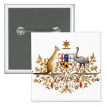 Australia Coat of Arms detail Pinback Button