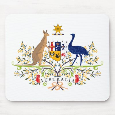 Australia Coat of Arms Mousepad by FlagTshirts