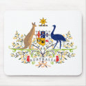 Australia Coat of Arms Mousepad by FlagTshirts Australia Coat of Arms Mousepad