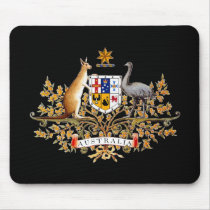 Australia Coat of Arms Mousepads