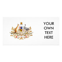 Australia Coat of Arms Photo Greeting Card