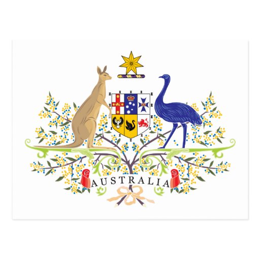 Australia Coat Of Arms Post Cards