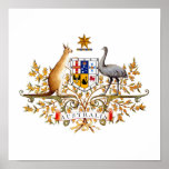 Australia Coat of Arms Posters
