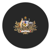 Australia Coat of Arms Round Sticker