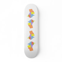Australia Color Map, Australia Skate Board