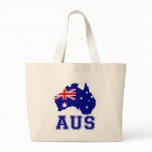 Australia Continent Canvas Bags