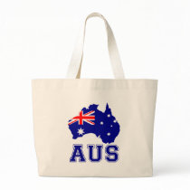 Australia Continent Canvas Bags
