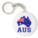 Australia Continent Key Chain
