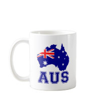 Australia Continent Mugs