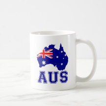 Australia Continent Mugs