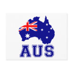 Australia Continent Postcard