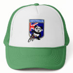 This cute cycling panda stands in front of an Australian flag with his bike. This original design makes a perfect gift for bicycling fanatics in Australia. Great for everyone who loves cute pandas and biking.