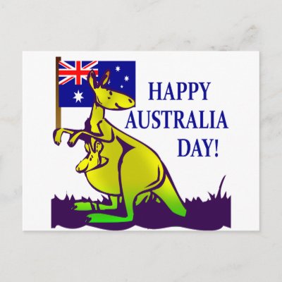 AUSTRALIA DAY T-Shirts and Gifts! Post Card by 50thbirthdaygifts