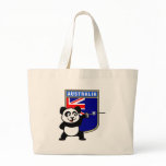 Australia Fencing Panda Canvas Bags