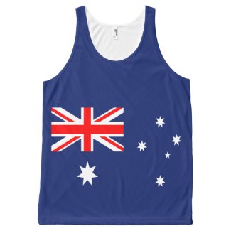 Australia flag All-Over print tank top