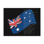 Australia Flag and Anthem2 Post Cards