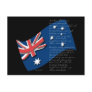 Australia Flag and Anthem2 Post Cards
