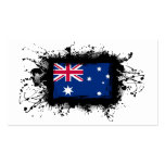 Australia Flag Business Card Template