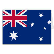 Australia Flag Card