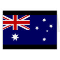 Australia Flag cards