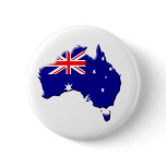 Australia-flag-country-bevelled-edge Pinback Buttons