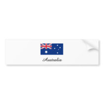 Australia Flag Design Bumper Stickers