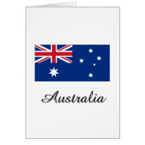 Australia Flag Design Cards