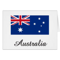 Australia Flag Design cards