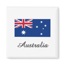 Australia Flag Design Fridge Magnets