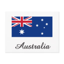 Australia Flag Design Postcards