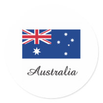 Australia Flag Design Stickers